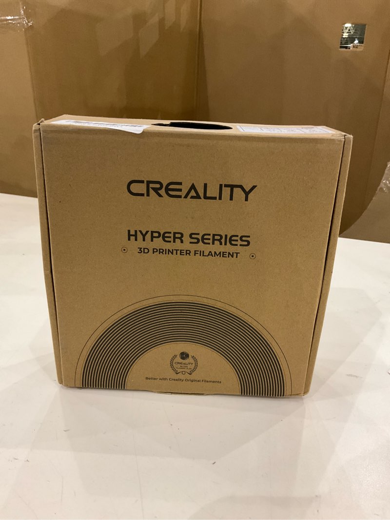 Condition photo showing New/Like New for Creality Hyper PA6-CF, Nylon Carbon Fiber 3D Printer Filament 1.75mm 1KG Black, PA6 Carbon Fiber Filament with High Strength High Rigidity Wear, Heat Resistance for Automotive Parts Mechanical Parts Pa6-cf Nylon