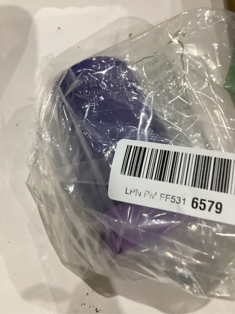 Condition photo showing Good Condition for Owala Kids Insulation Stainless Steel Tumbler with Spill Resistant Flexible Straw, Easy to Clean, Kids Water Bottle, Great for Travel, Dishwasher Safe, 12 Oz, Purple (Peacock Palace) Purple Drinking Cup