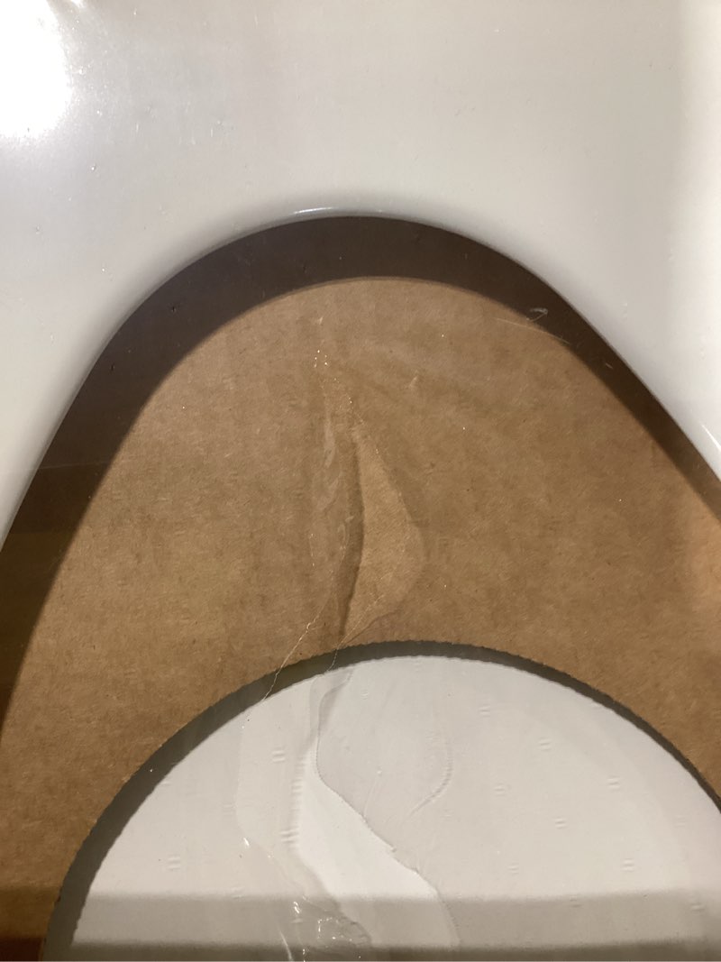 Condition photo showing Good Condition for Mayfair Linden Slow Close Toilet Seat, Non Slip Heavy Duty Wood, Easy Install, Elongated, White
