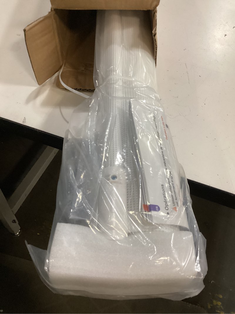 Condition photo showing New/Like New for 160'' retractable baby gates extra wide, 42" extra tall retractable dog gate for doorways,13 foot safety upgrade extra long white retractable baby gate for stairs, indoor/outdoor retractable gate white 42" tall x 160" wide