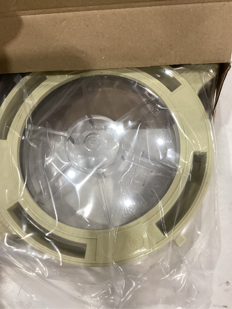 Condition photo showing Good Condition for lid, lock clamp and o-ring replacement parts kit fit for whisperflo and intelliflo pool pump, replace 357151, 357199, 350013
