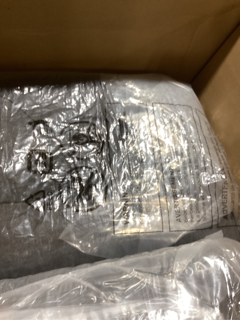 Condition photo showing New/Like New for RACE LEAF 4 Pack Patio Chair Cushions 19x19 Inch, Waterproof Memory Foam Cushions with Tufted Cover and Non-Slip Base for Patio Furniture (Gray) Grey 19x19 Inch (Pack of 4)