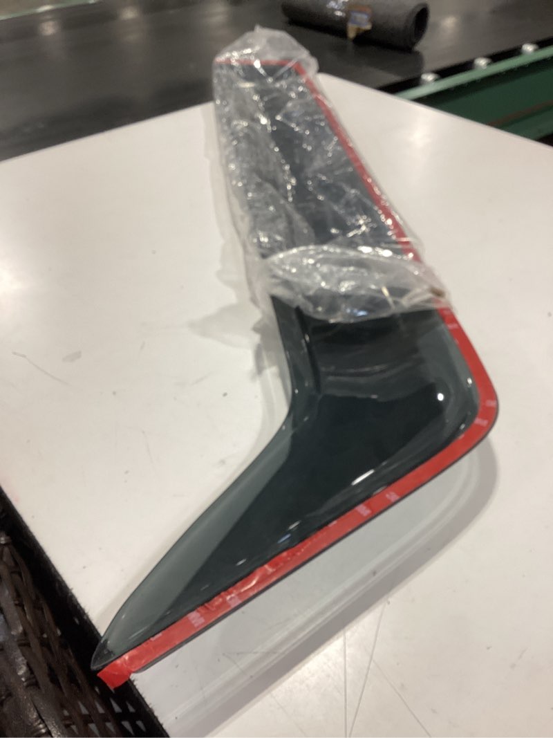 Condition photo showing As Is for incomplete. missing 1. side window visor deflector rain guard, 2pcs smoky window visor shades sun rain guard fits for jimny 2019