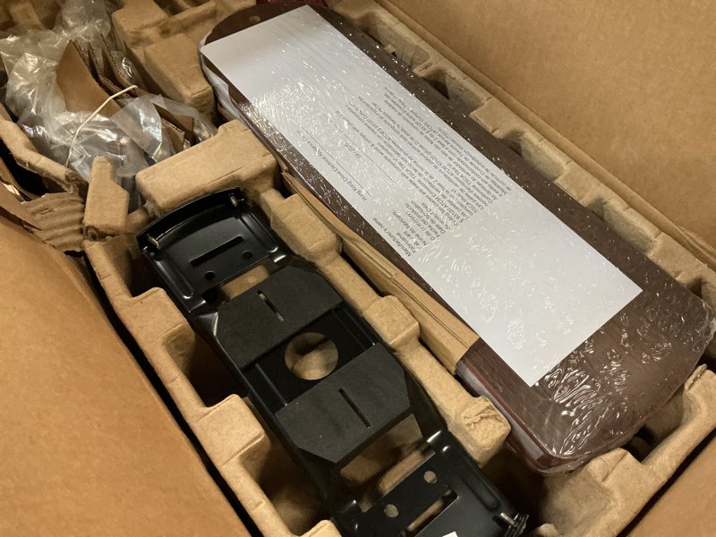 Condition photo showing Good Condition for harbor breeze centreville 42-in brushed nickel indoor flush mount ceiling fan with light kit