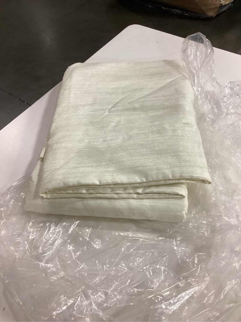 Condition photo showing Good Condition for european linen true blackout curtain, 48x84” ivory (single panel)