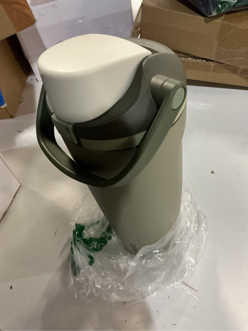 Condition photo showing Good Condition for owala freesip sway insulated stainless steel water bottle with two-way spout, built-in straw and bucket handle, made for travel, school, and sports, 30oz, bpa free, leak proof, off road off road 30 ounces