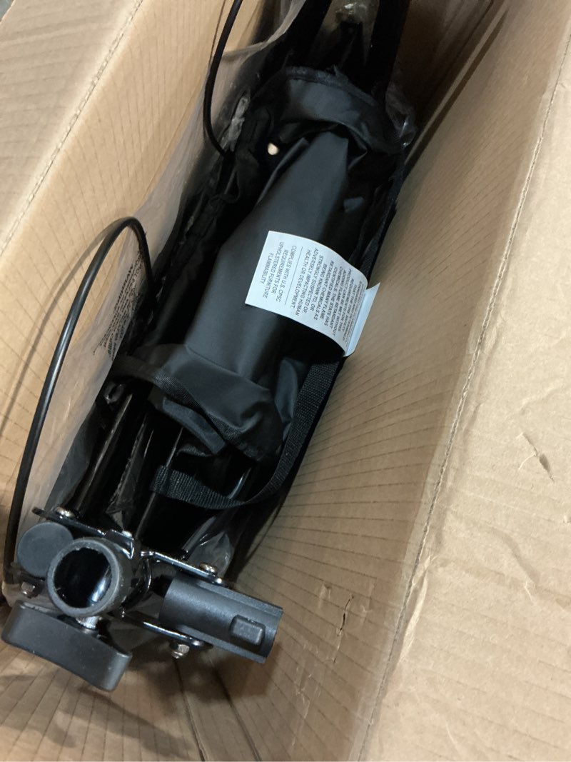 Condition photo showing As Is for Drive Medical Aluminum Rollator Walker - Fold Up & Removable Back Support - Padded Seat - 6 Inch Wheels - Lightweight Portable Design - Indoor Outdoor Mobility Aid - Black Black 1 Count (Pack of 1)