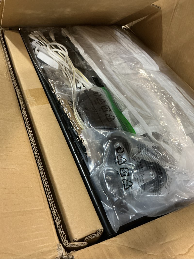 Condition photo showing New/Like New for Bstrip Indoor Greenhouse with Grow Light, 23.5"x13.8"x59" Portable Metal Greenhouse Shelves with T8 2FT Full Spectrum Grow Light & Timer, Adjustable Plant Stand for Indoor Plant, Spring Seed Starting 3-Tier Greenhouse with Light