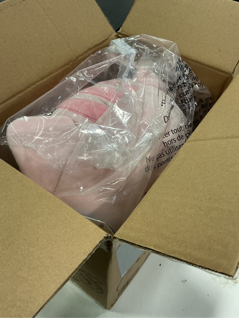 Condition photo showing Good Condition for Squishmallows Original 14in Laura The Pink Tabby Cat Holding Birthday Cupcake – Official Jazwares Plush (Large) Pink Cat