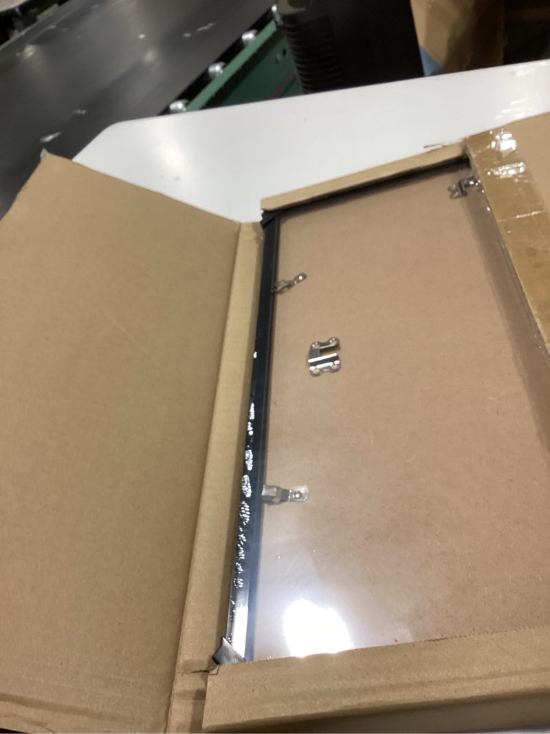 Condition photo showing Good Condition for lavie home 14x18 picture frame for wall display, 14x18 black picture frame with hd plexiglas, 14 x 18 poster frame 1 pack, display frame for vertical or horizontal, classic collection