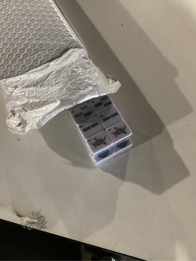 Condition photo showing New/Like New for GUSTARIA American Mahjong Tiles (1.2”,Tiles Only), 166 Pcs American Mahjong Tile Set with Blue Color