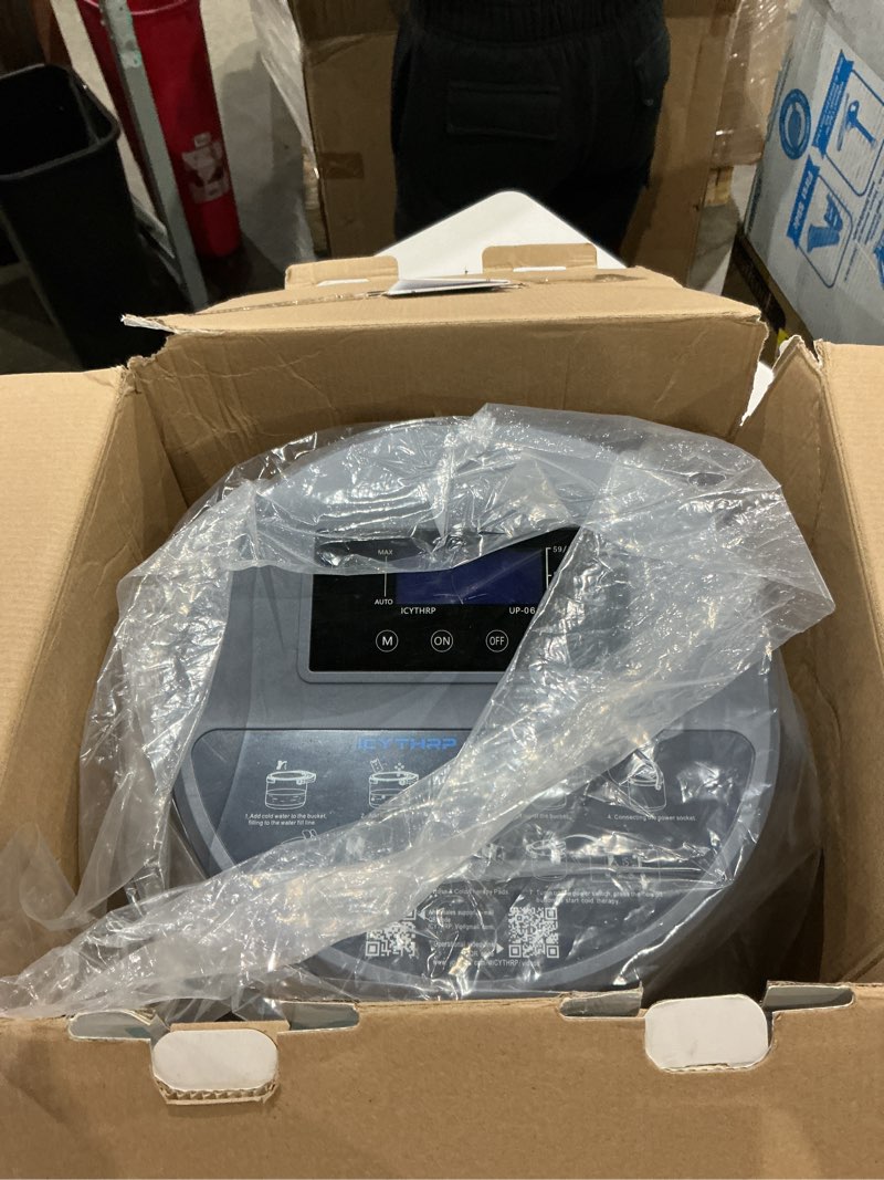 Condition photo showing Good Condition for cold therapy machine with programmable timer, ice-machine-for-knee-after-surgery, knee replacement recovery equipment, cryotherapy pain relief w/compression pad for shoulder, ankle (dark grey)