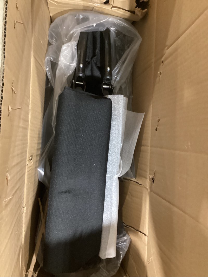 Condition photo showing Good Condition for drive medical silver sport 1 folding transport wheelchair - lightweight mobility support - full armrests - removable swing-away footrests - durable steel construction - compact folding frame - black