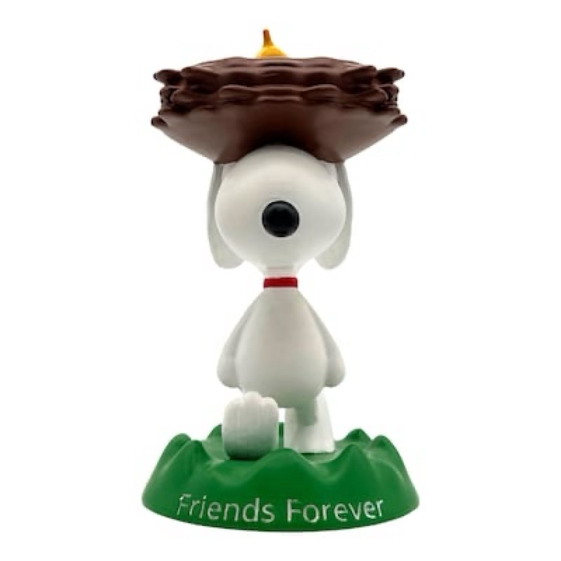 peanuts 8-in h x 4.5-in w multiple colors/finishes snoopy garden statue