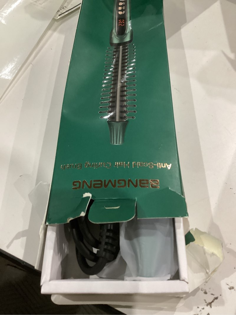 Condition photo showing As Is for 3/4 Inch Barrel Thermal Round Brush, Volume Heat Styling Brush for Men and Women Medium Thin Curly Straight Hair, Heated Curling Iron,12 Temperature Setting (1.35 Inch with Bristles) 0.75 Inch Barrel