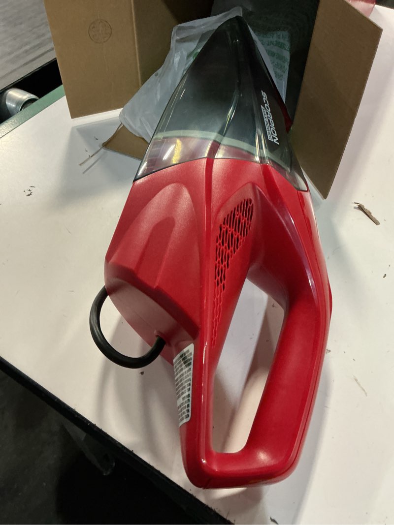 Condition photo showing Good Condition for dirt devil scorpion plus quickflip handheld vacuum cleaner, powerful suction, lightweight, includes quick flip crevice tool, corded portable vacuum cleaner hand vacuum