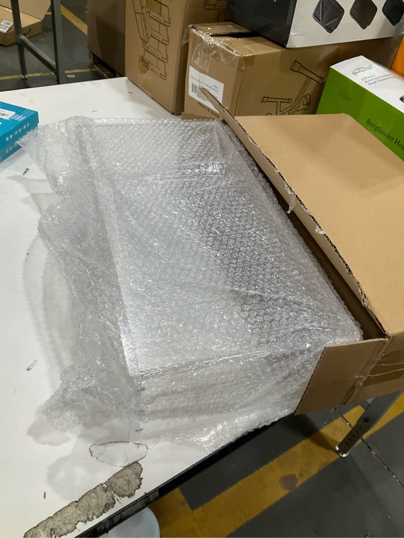 Condition photo showing Good Condition for clear acrylic case compatible with prismatic evolutions super premium collection box, stackable 8+5mm thick acrylic display case for prismatic evolutions spc box with magnets lid (14.4"lx3.4"wx6.9"h)