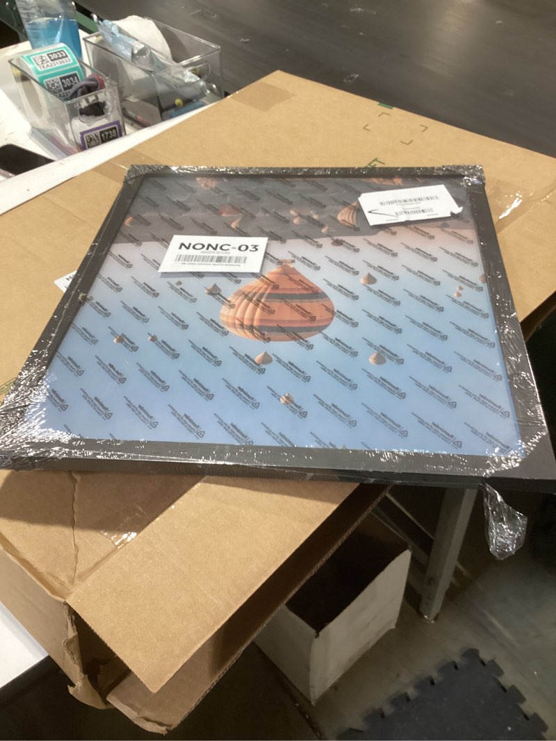 Condition photo showing Good Condition for 3x3 picture frame black for tabletop, 3 x 3 square photo frame with shatter resistant plexiglass, sturdy 3 by 3 poster frame, black black 3x3 inch