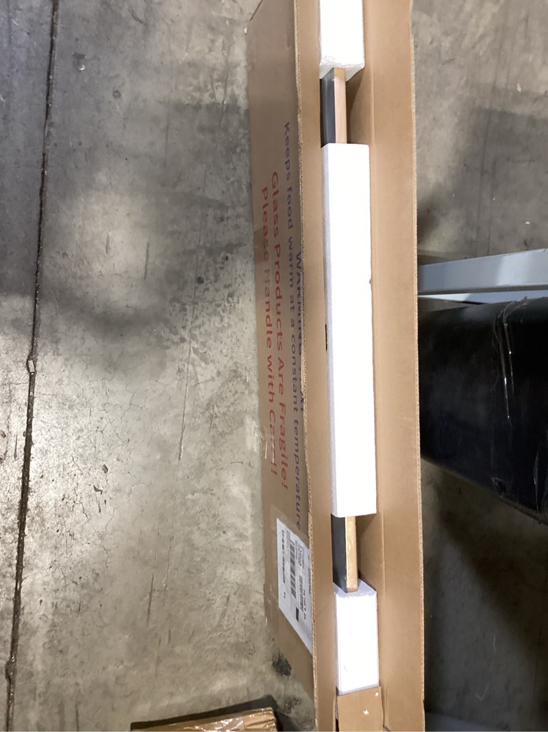 Condition photo showing New/Like New for warming trays for buffets party (extra long 40"x12"), warming mat for food with thermostat & full surface warming, temperature adjustable food warmer, tempered glass electric chafing dishes?black black 40" x 12" x 1.2"