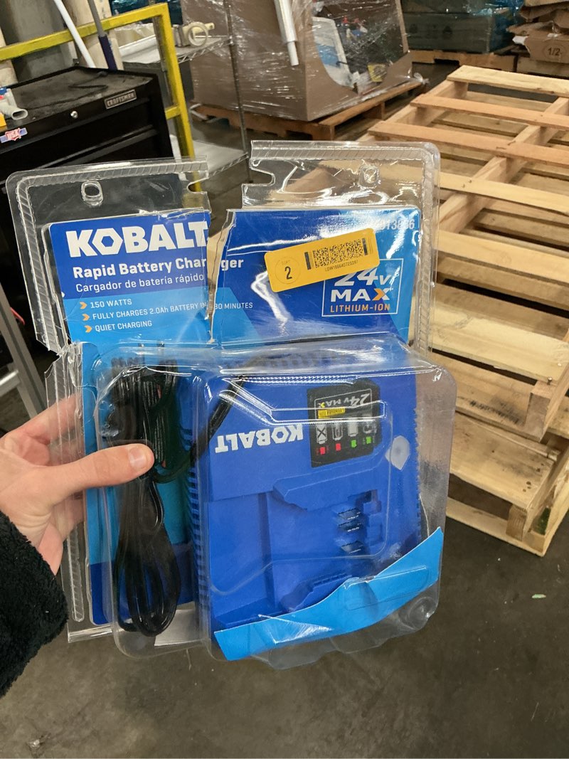 Condition photo showing Good Condition for kobalt 24-v lithium-ion battery charger