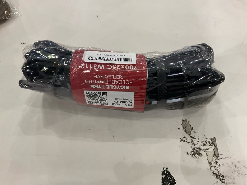 Fincci Road 700x25c Tire - Reflective 25-622 700c Bike Tire with 1 mm Nylon Puncture Resistant, 120 