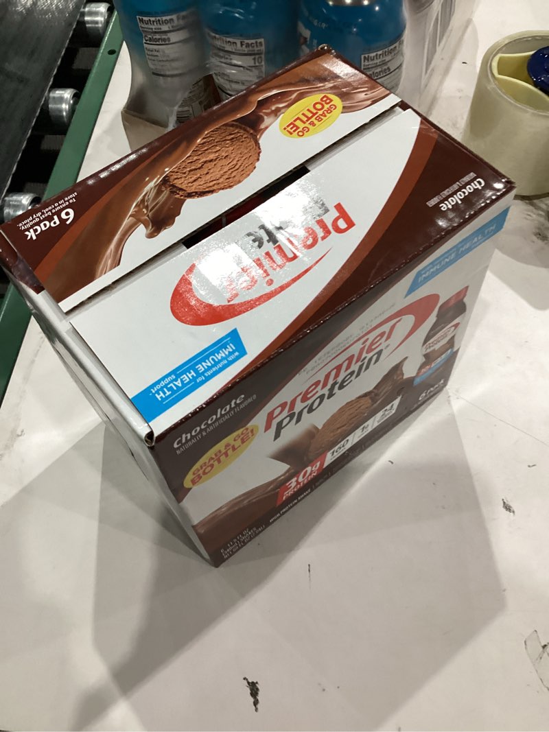 Condition photo showing New/Like New for Premier Protein Shake, Chocolate, 30g Protein, No Added Sugar, 24 Vitamins & Minerals to Support Immune Health, 11.5 fl oz, 6 Pack (Packaging May Vary)