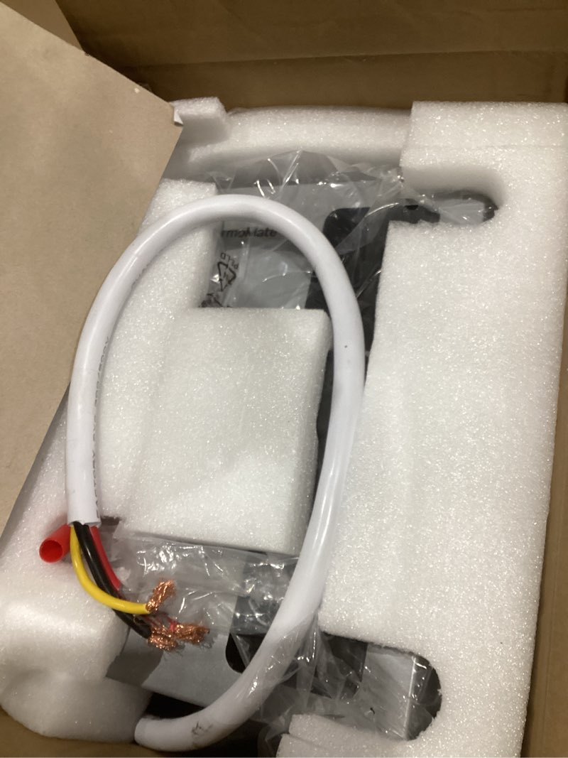 Condition photo showing As Is for tankless water heater electric, thermomate 8kw at 240 volt, on demand instant hot water heater for point of use, self-modulating save energy, save space, 1.56gpm at 35°f rise