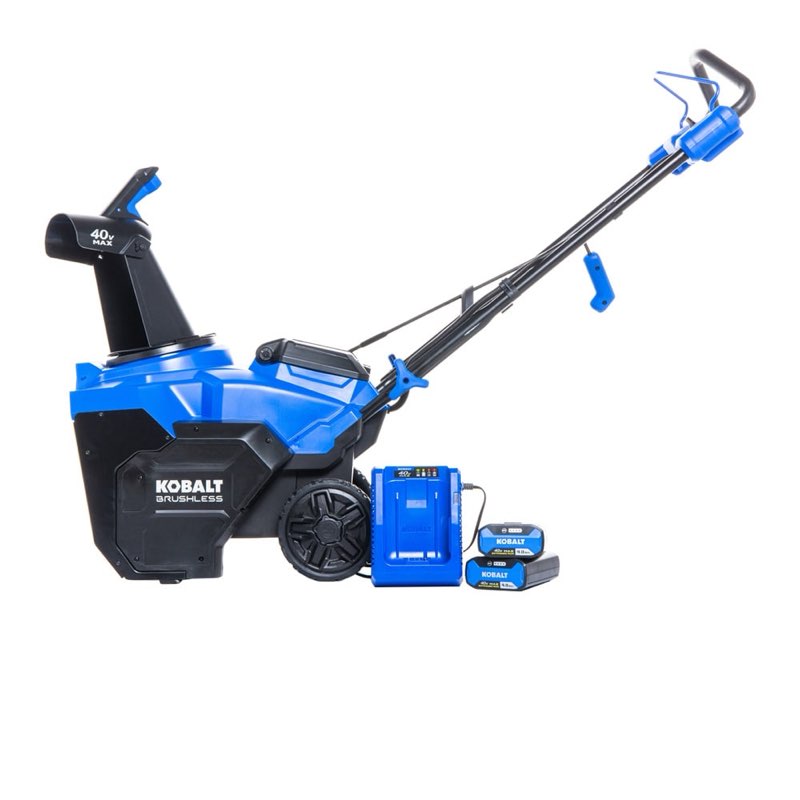 Kobalt Gen4 40-volt 21-in Single-stage Push Battery Snow Blower 4.0 Ah (Battery Included) (Charger Included)