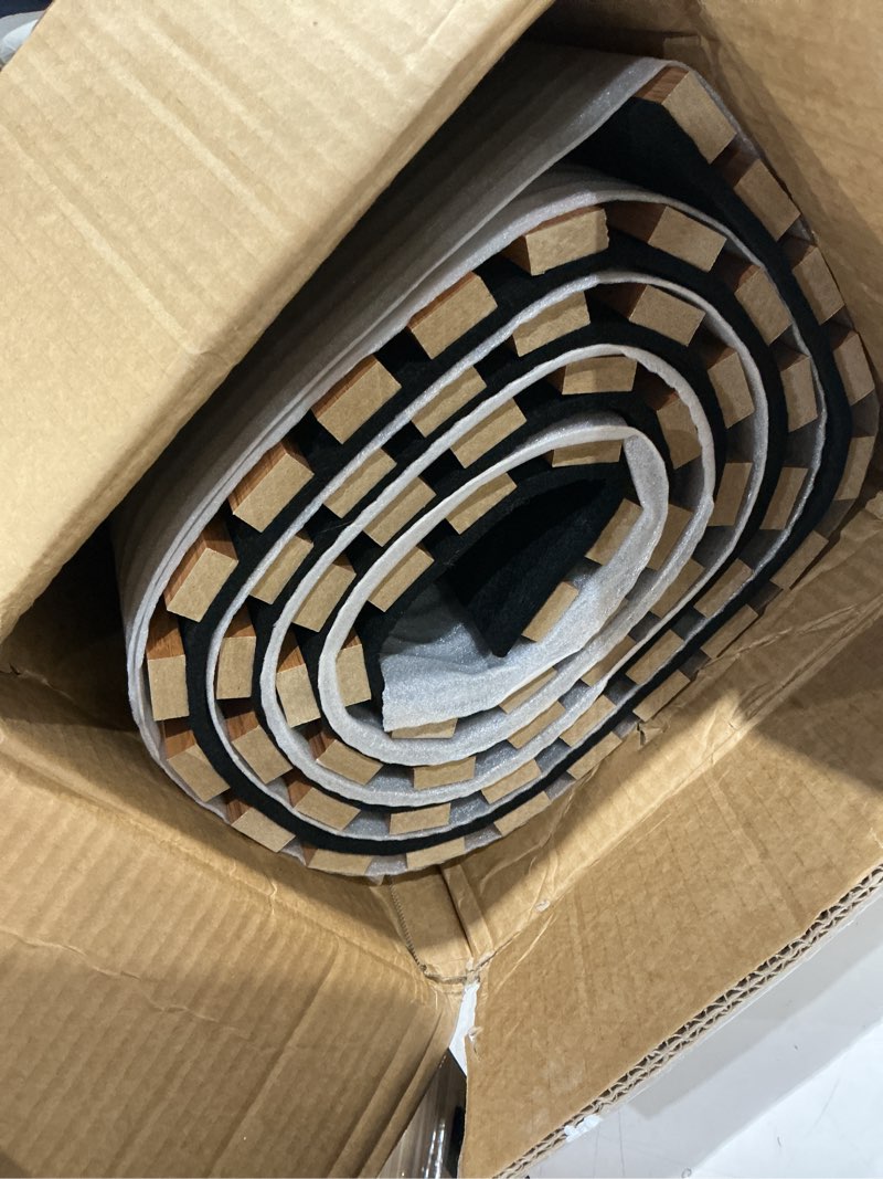 Condition photo showing Good Condition for acoustic wood panels for wall,3d flexible fluted sound slat panel (walnut) | soundproof ,absorbing,noise cancelling,94.5 x 23.6in