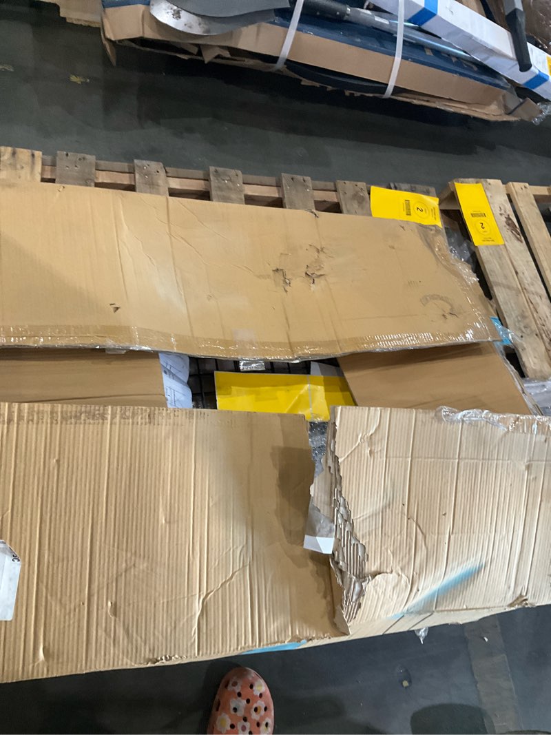 Condition photo showing As Is for metal display