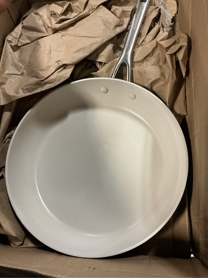 Condition photo showing Good Condition for kitchenaid hard anodized ceramic nonstick frying pan/skillet, 12.25 inch - matte black