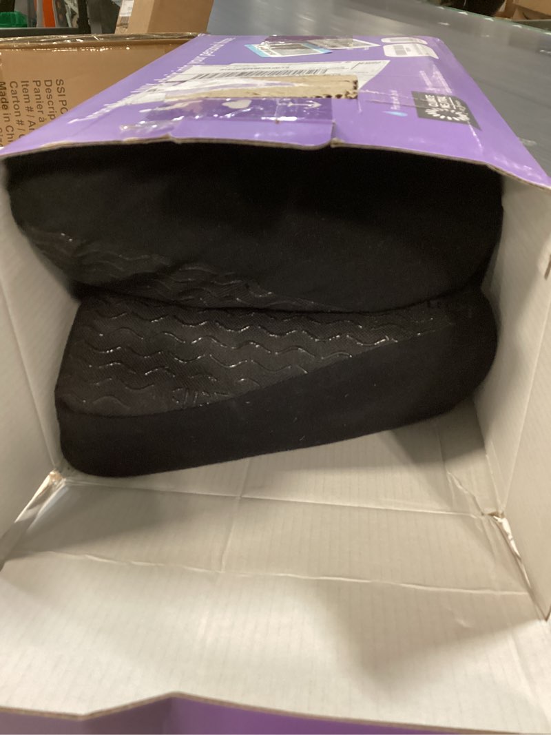 Condition photo showing As Is for Cushion Lab Patented Pressure Relief Seat Cushion for Long Sitting Hours on Office & Home Chair - Extra-Dense Memory Foam for Soft Support. Car Pad for Hip, Tailbone, Coccyx, Sciatica - Black