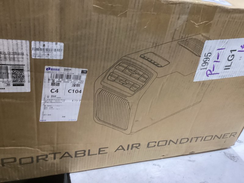 Condition photo showing Good Condition for 8,000 btu portable camping air conditioners & heater, 5-in-1 cooling, heating, fan, dehumidifier, sleep mode, 550w portable tent air conditioner for camping, rv, truck, small room, indoor/outdoor use