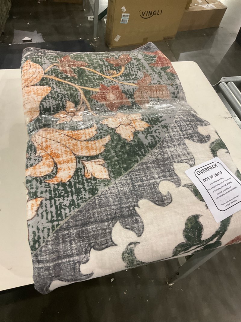 Condition photo showing As Is for 8x10 Washable Area Rugs Boho Vintage Living Room Large Non Slip Area Rug Distressed Printed Carpet for Dinning Room Bedroom Playroom Indoor Clearance (Beige/Orange,8x10ft) Beige/Orange 8x10