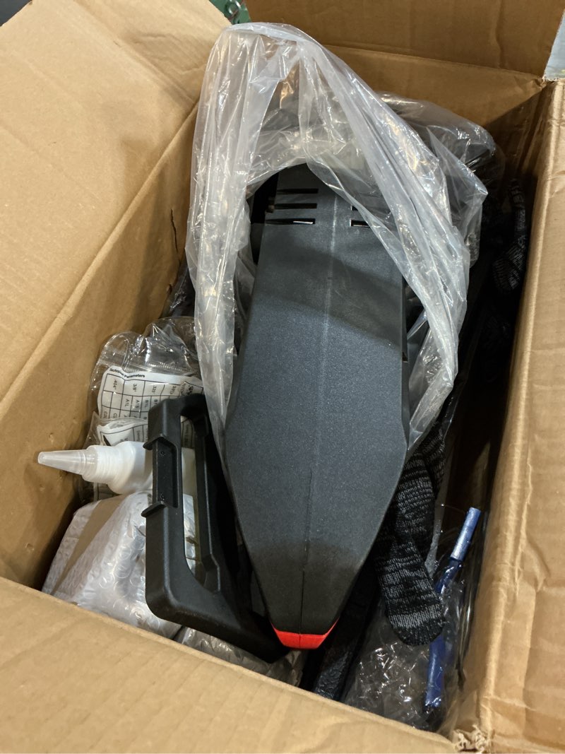 Condition photo showing Good Condition for brushless electric chainsaw, 42v 16 inch cordless battery powered chainsaw, hand held chain saw with auto oiler & mechanical safety lock,2 x 4.0ah batteries, ideal for tree cutting and branch pruning