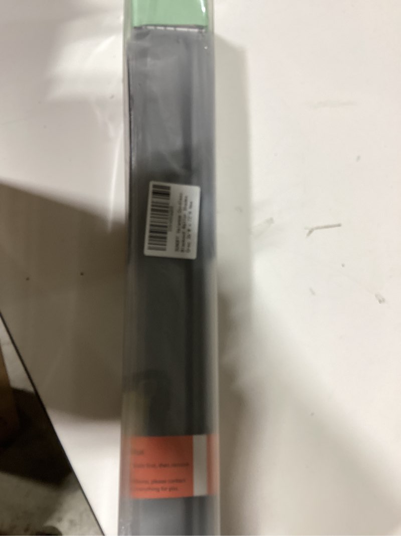 Condition photo showing New/Like New for Cordless Blackout Roller Shades Blinds for Windows Free-Stop,Pull Down Room Darkening with Valance,Thermal Insulated Woven Fabric Window Door Blinds for Home,Office,Grey 36" W x 72" L 36"W x 72"H Grey