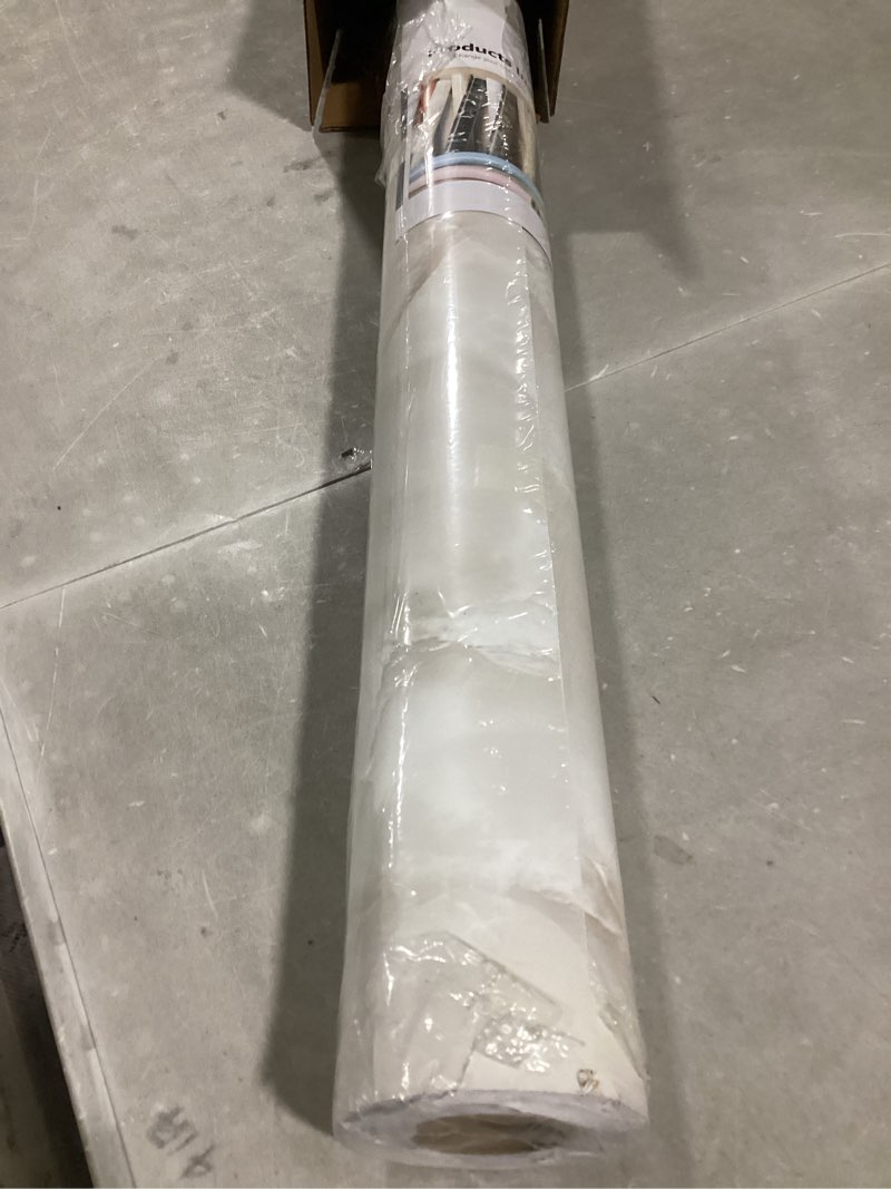 Condition photo showing Good Condition for VEELIKE Large Size 354''x32'' Cream Onyx Marble Contact Paper for Countertops Matte Marble Counter Top Peel and Stick Waterproof Marble Wallpaper for Kitchen Bathroom Self Adhesive Countertop Covering 32" x 354"