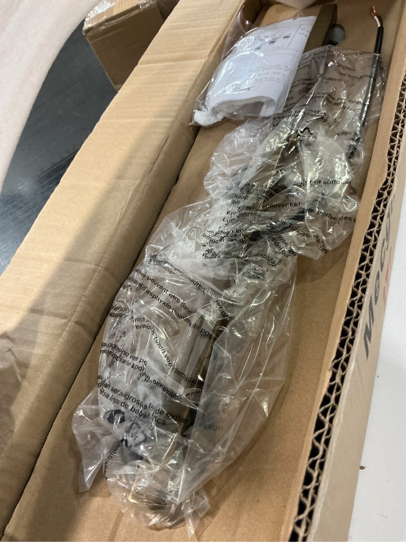 Condition photo showing Good Condition for Stainless Steel Milk Glass Vanity Lights for Bathroom, 3 Light Brass Bathroom Light Fixtures Over Mirror, Ceramic E26 Sockets Wall Mounted Brass 3 Light