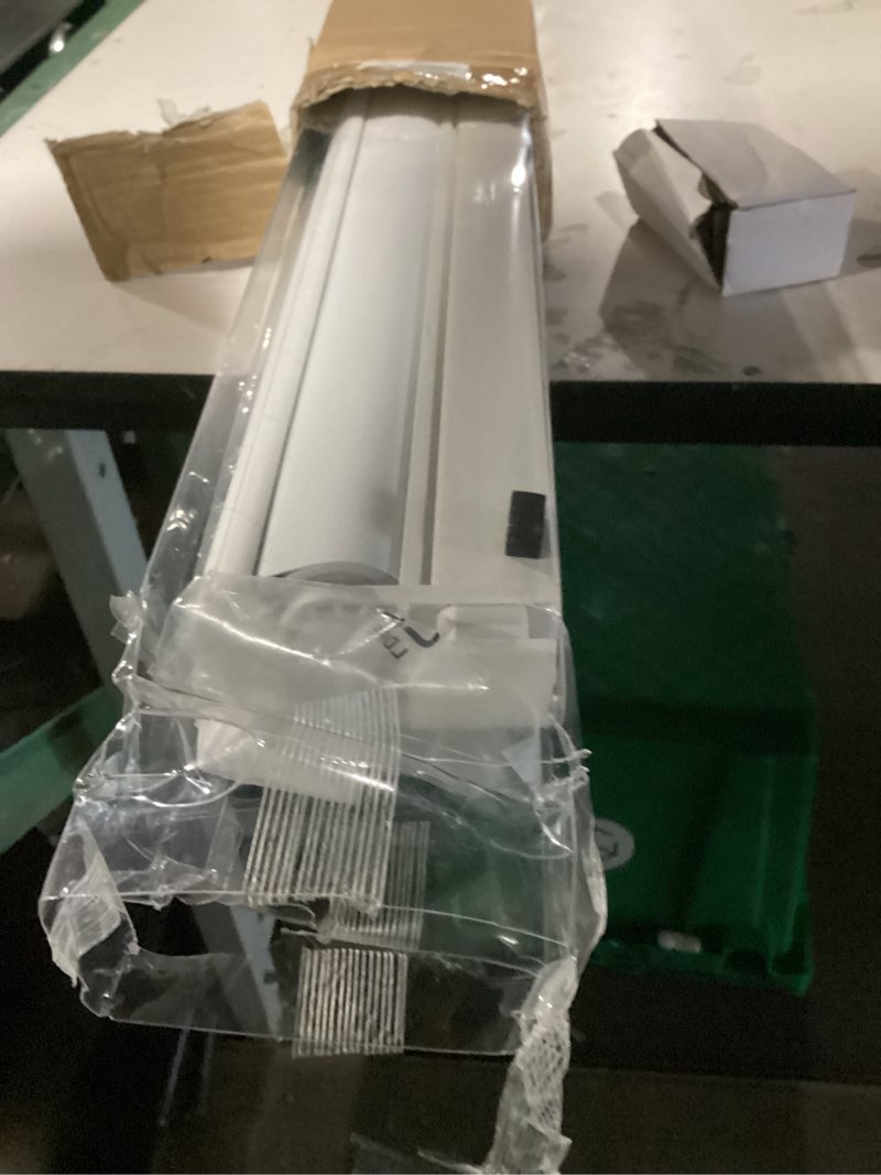 Condition photo showing Good Condition for no drill motorized blinds with remote, blackout automatic blinds with solar panel, cordless smart electric roller shades for windows, white, 36 x 72 white 36"w x 72"h