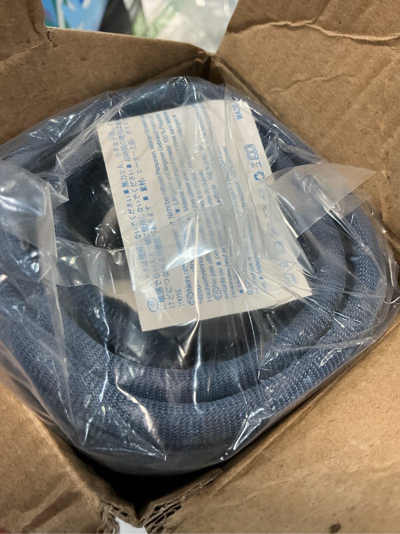 Condition photo showing New/Like New for heating pad for gifts soothing heat therapy for women & men, perfect christmas, mothers day, birthday gifts for her, dad gifts & white elephant gift, cozy stocking stuffer for women/mom blue 12'' x 24''