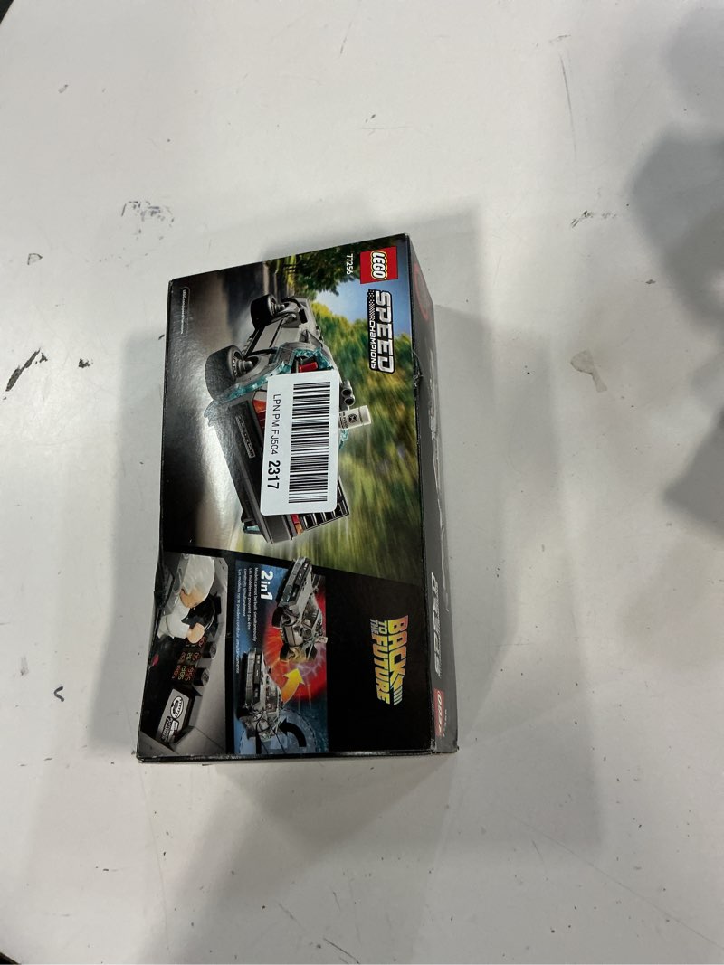 Condition photo showing New/Like New for LEGO Speed Champions Time Machine from Back to The Future Building Toy for Kids - Pretend Play & Display Car Toy W/2 Build Modes for Boys & Girls, Ages 9+ - Gift Ideas for Birthdays & Fans - 77256