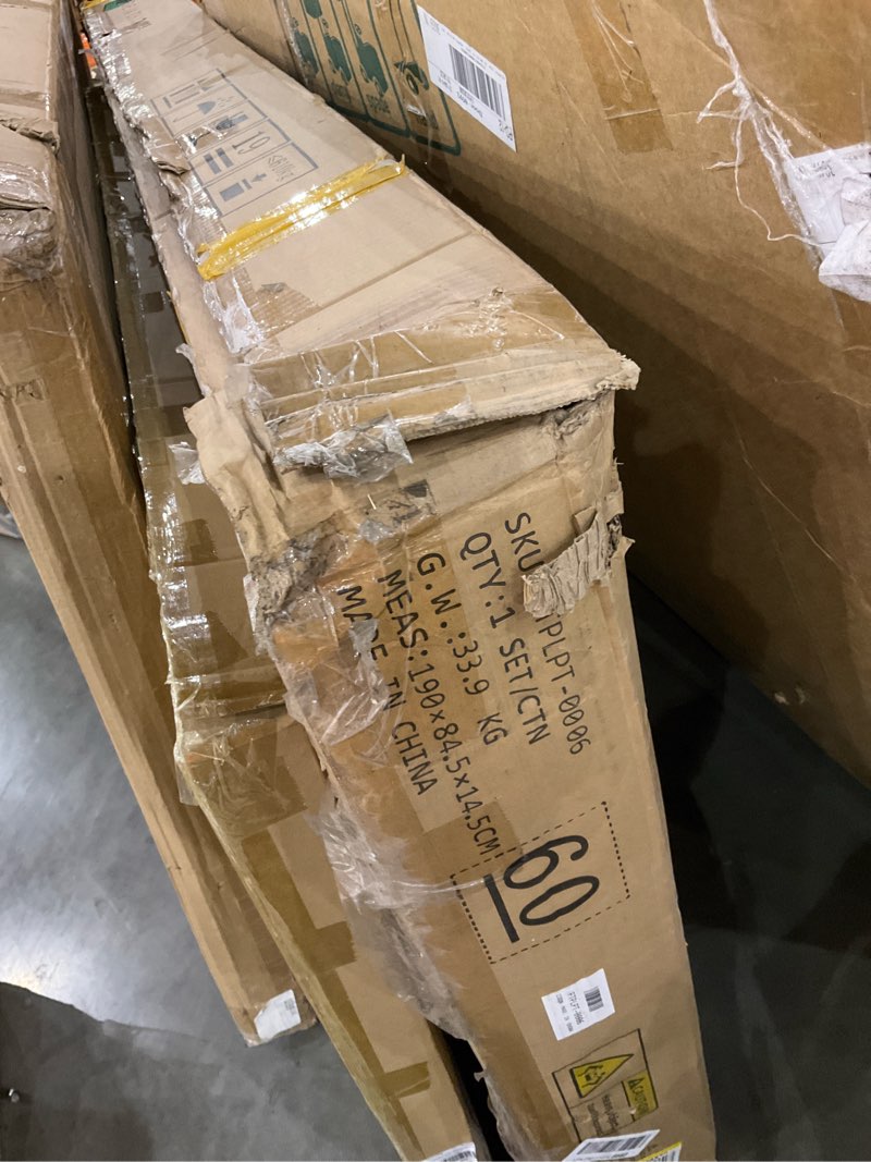 YITAHOME 6ft Outdoor Picnic Table with Wood-Like Tabletop, Sturdy Steel Frame and Umbrella Opening, 