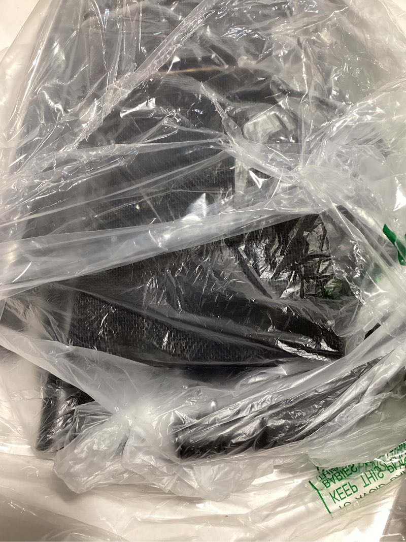 Condition photo showing As Is for elevated dog bed raised outdoor dog cot for extra large dogs, installation requires no tools, frame with washable cooling breathable mesh anti-slip feet, indoor pet bed, black, 48.8 inches xl-48.8"l×35.8"w×7.9"th black