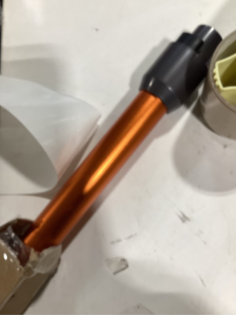 Condition photo showing New/Like New for extension tube compatible with dyson v7 v8 v10 v11 v15, quick release wand compatible for cordless vacuum cleanervacuums attachment pipe replacement parts fit for dyson, orange