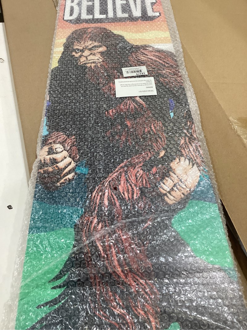 Condition photo showing Good Condition for Spoontiques Big Foot Porch Sign - Decorative Home Décor Wooden Signs - Rustic Outdoor Decoration - Durable and Weatherproof - Entryway Decoration - 8” x 40”