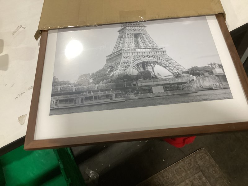 Condition photo showing Good Condition for upsimples 18x24 Picture Frame, Display Pictures 16x20 with Mat or 18 x 24 Without, Wall Hanging Poster Frames, Brown, 1 Pack Brown 18x24