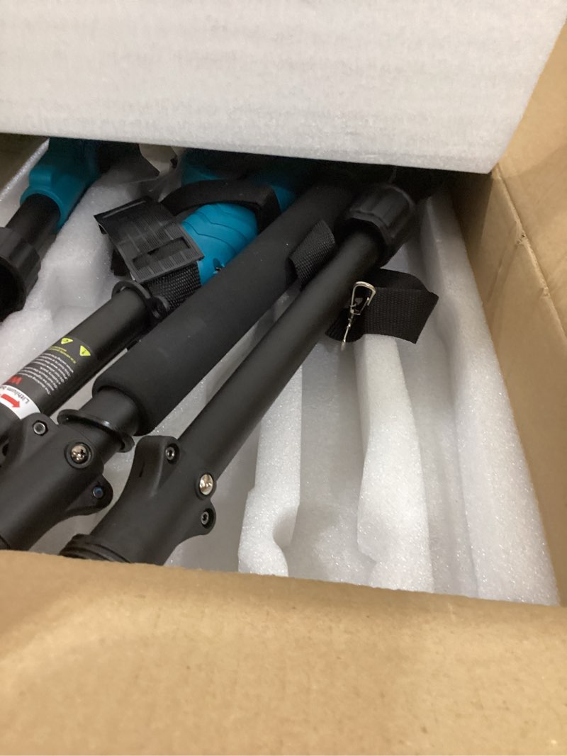 Condition photo showing Good Condition for only extendable pole saw, extension pole rotatable pole 14ft max reach with shoulder strap,tool-free installation compatible 21v shintyool battery,for high altitude operations(no chainsaw and battery)