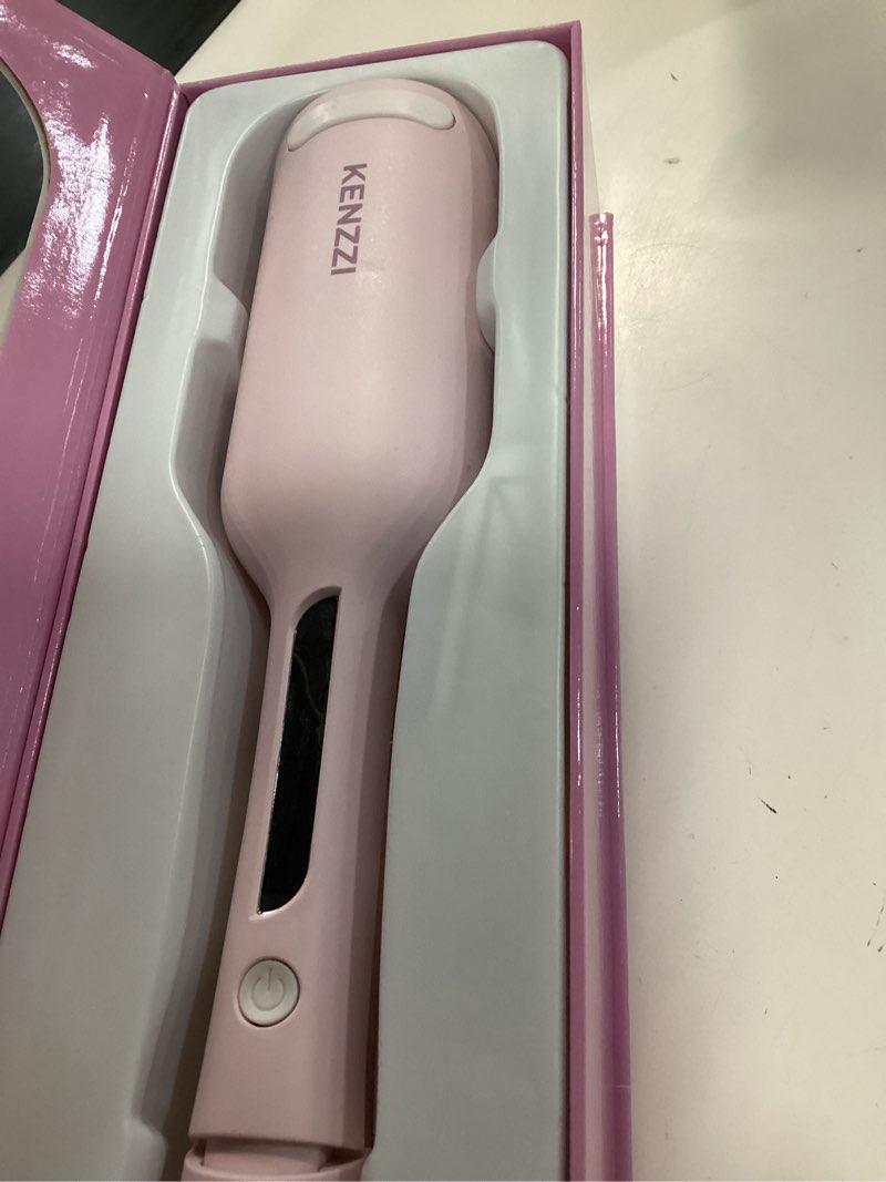 Condition photo showing Good Condition for kenzzi wave styler 2-barrel hair waver, 1.25 in, 6 heat settings, pink