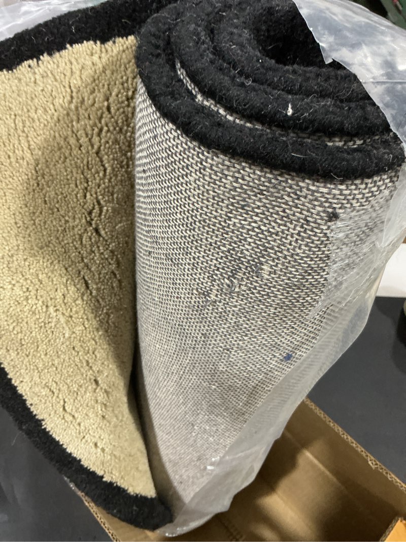 Condition photo showing New/Like New for Minuteman International Contemporary II Dusk Wool Hearth Rug, Rectangular Dusk Rectangular