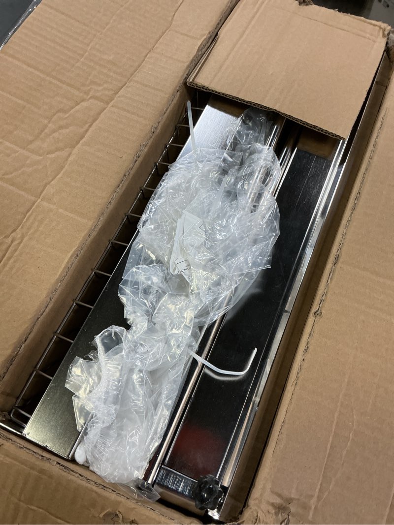 Condition photo showing Good Condition for Over The Sink Dish Drying Rack,3 Tier Adjustable Length Full Stainless Steel Large Storage Kitchen Dish Rack,for Kitchen Counter Expandable Multifunctional Organizers,Silver (25.98-37.6") Silver 3 Tier Style A